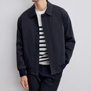 Übergangsjacke Herren mit Spitzkragen - Cecile LavelleMarineblau