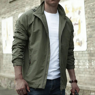 Übergangsjacke Herren Regular Fit in Grün