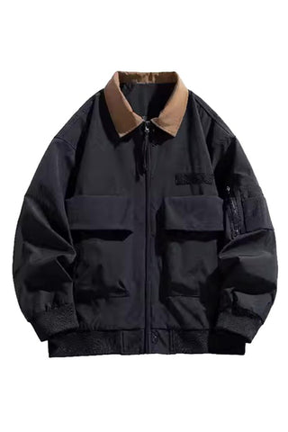 Übergangsjacke Herren Utility mit Taschen - Cecile LavelleSilber