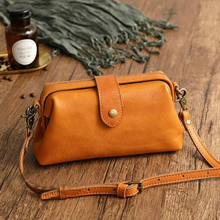 Umhängetasche Damen im Vintage-Stil - Cecile LavelleOrange
