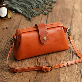 Umhängetasche Damen im Vintage-Stil - Cecile LavelleBraun