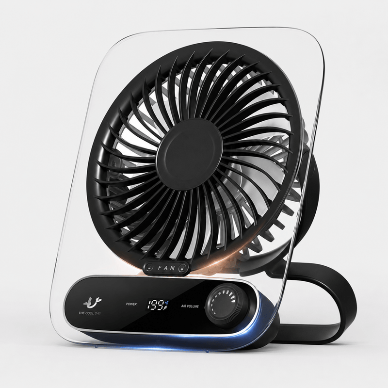 USB Ventilator mit Akku und Nachtlicht