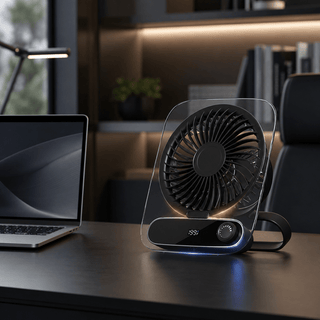 USB Ventilator mit Akku und Nachtlicht - Cecile LavelleRosa