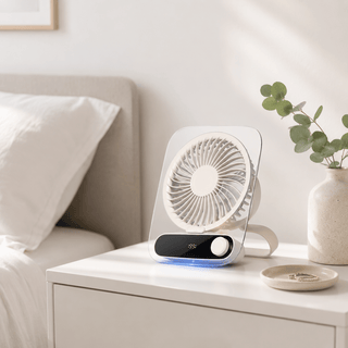 USB Ventilator mit Akku und Nachtlicht - Cecile LavelleRosa