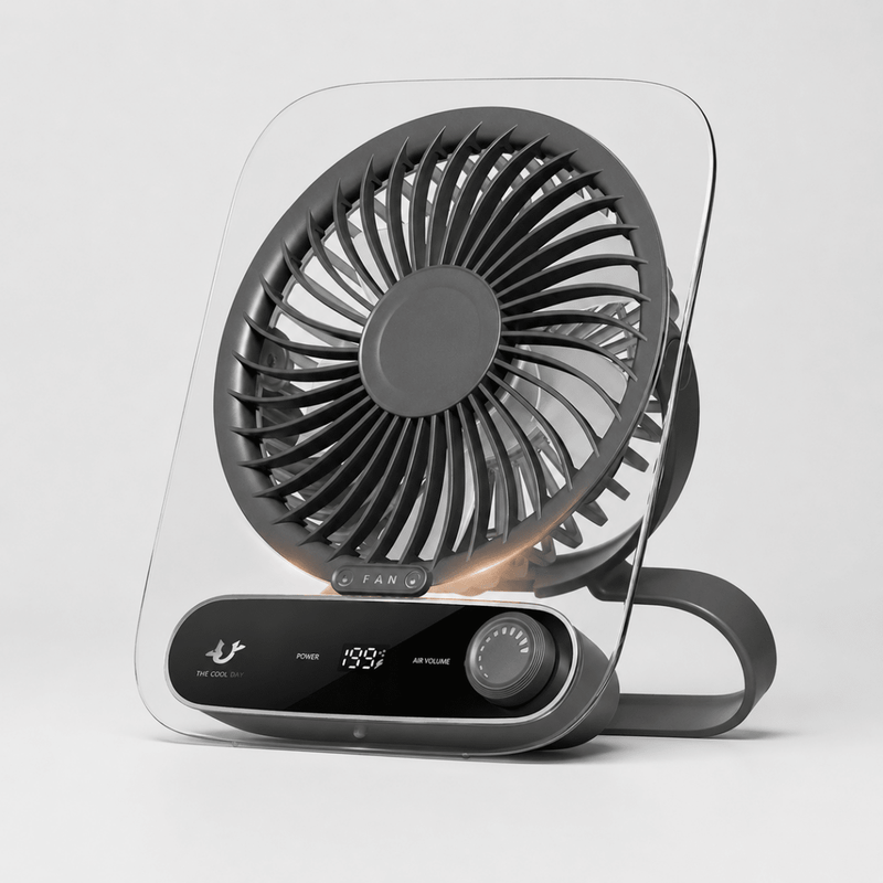 USB Ventilator mit Akku und Nachtlicht