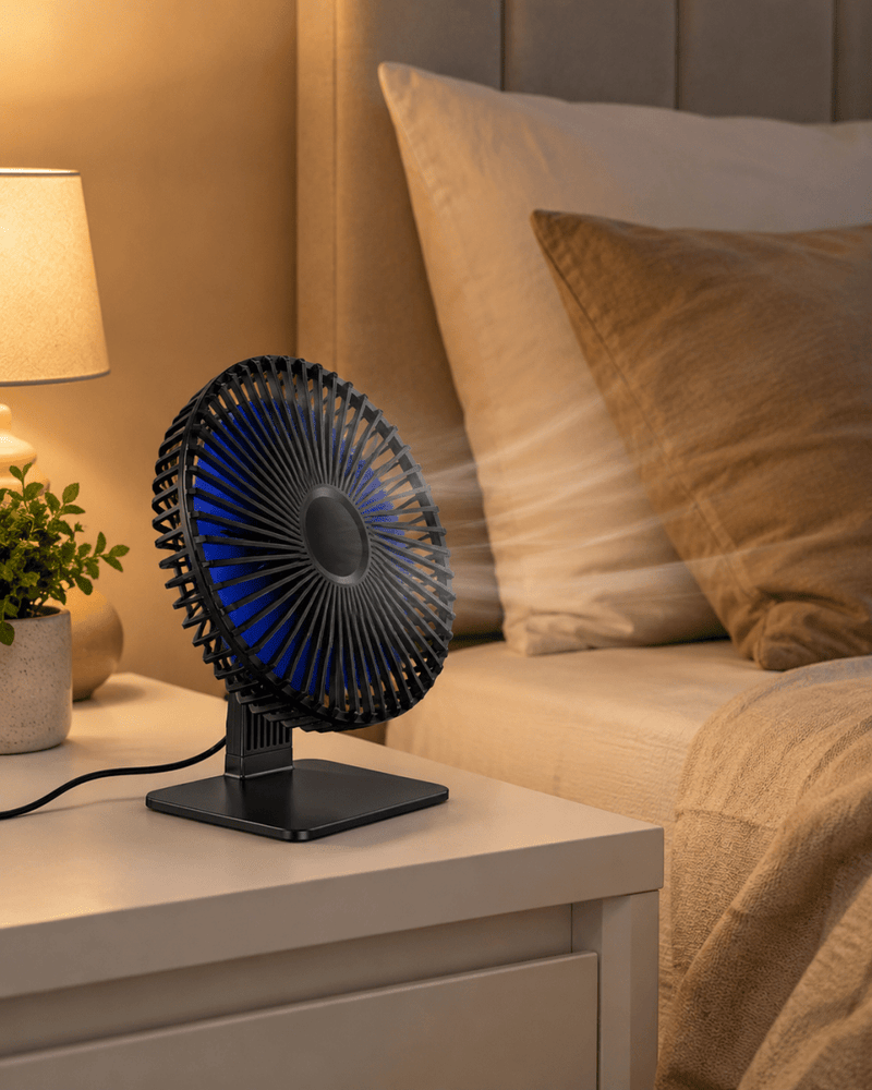 USB Ventilator oszillierend leise für Schreibtisch