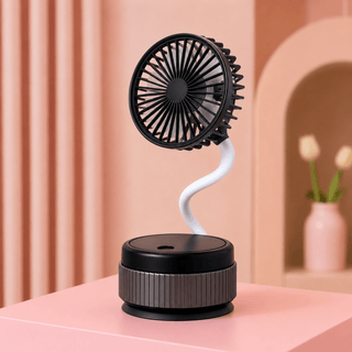 USB Ventilator tragbar mit flexiblem Standfuß - Cecile LavelleWeiß