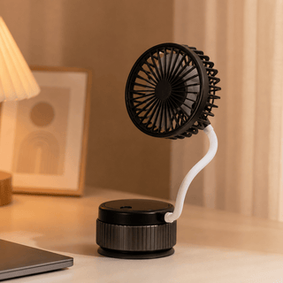 USB Ventilator tragbar mit flexiblem Standfuß - Cecile LavelleWeiß