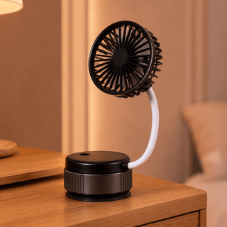 USB Ventilator tragbar mit flexiblem Standfuß - Cecile LavelleWeiß