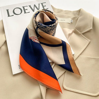 Valentina – Damenschal mit Pferdedruck - Cecile LavelleGelb