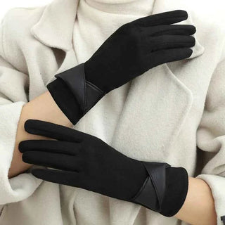 Warme Handschuhe Damen - Cecile LavelleSchwarz