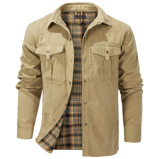 Warme Outdoorjacke Herren - Cecile LavelleKhaki