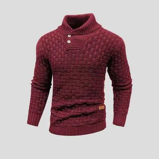 Warme Pullover Herren - Cecile LavelleRot