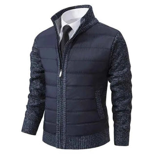 Warme Winterjacke Herren - Cecile LavelleMarineblau