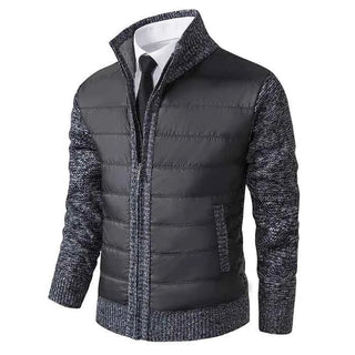 Warme Winterjacke Herren - Cecile LavelleDunkelgrau