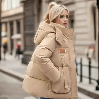 Warme Winterjacke - Cecile LavelleKhaki