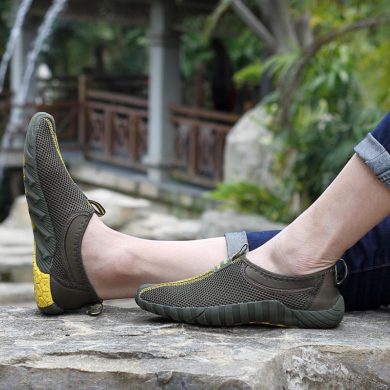 Water shoes, lightweight and slip-resistant with slip-on design