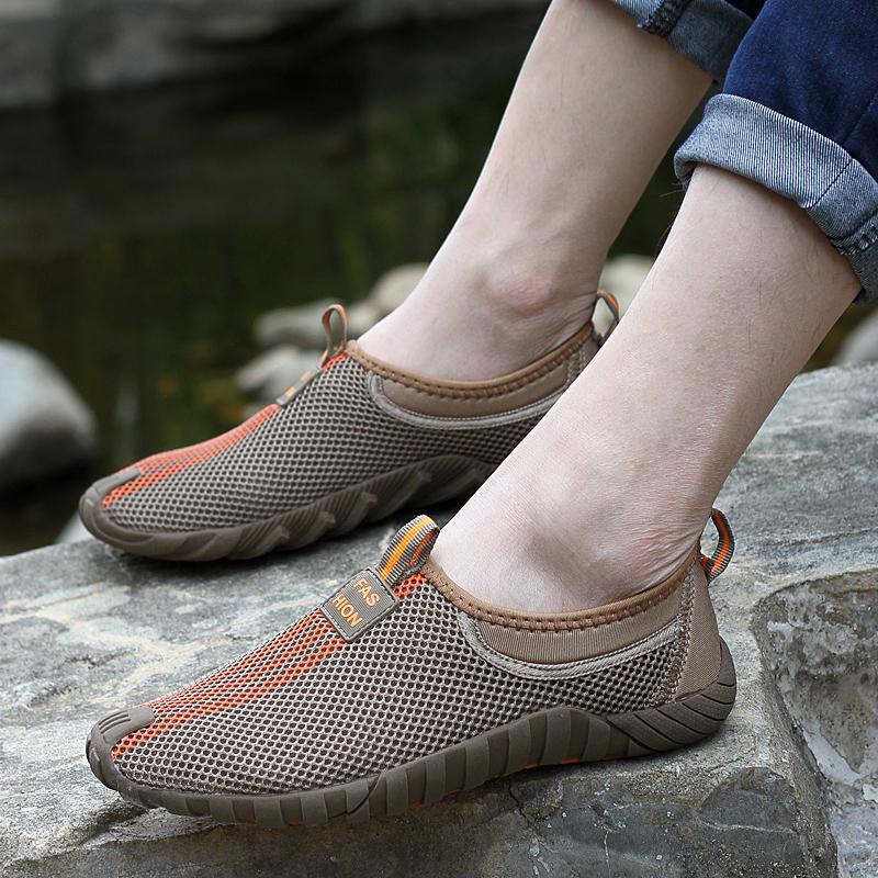 Water shoes, lightweight and slip-resistant with slip-on design