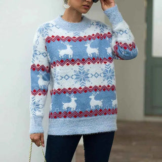Weihnacht pullover Damen - Cecile LavelleBlau
