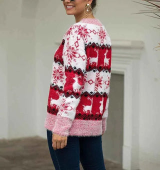 Weihnacht pullover Damen - Cecile LavelleAprikose