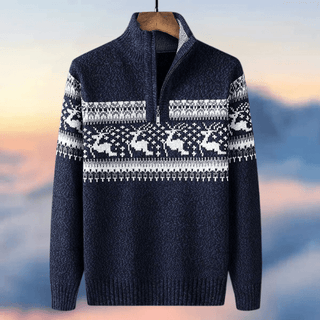 Weihnacht Strickpullover - Cecile LavelleMarineblau