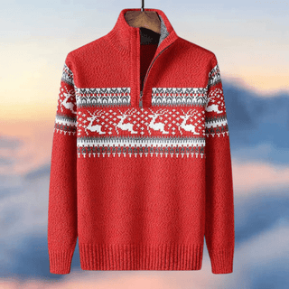 Weihnacht Strickpullover - Cecile LavelleRot