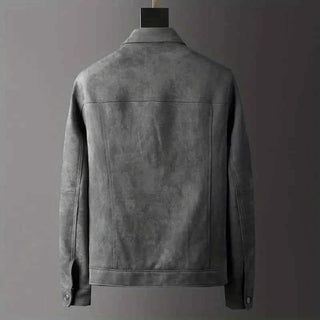 Wildlederlook Jacke Herren - Cecile LavelleSchwarz