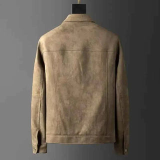 Wildlederlook Jacke Herren - Cecile LavelleSchwarz