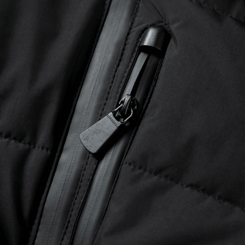 Women's winter puffer jacket with belt and hood