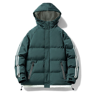Winterjacke Herren Gesteppt in Grün