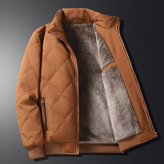 Winterjacke Herren Gesteppt mit Fleecefutter - Cecile LavelleOrange
