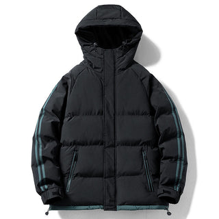 Winterjacke Herren Gesteppt in Schwarz