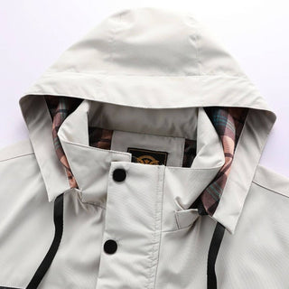 Winterjacke Herren mit Kapuze und Taschen - Cecile LavelleGrün