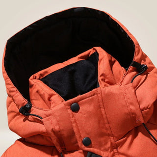 Winterjacke Herren Outdoor mit Kapuze - Cecile LavelleSchwarz
