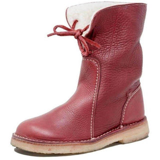 Winterstiefel Damen Wasserdicht in Rot