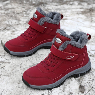 Winterstiefel Damen Gefüttert in Rot