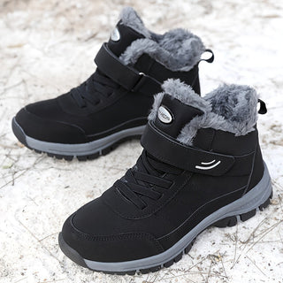 Winterstiefel Damen Gefüttert in Schwarz