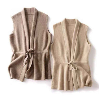 Woll - Weste Damen - Cecile LavelleKhaki