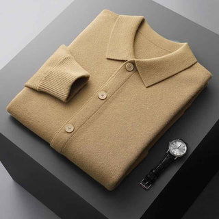 Wolljacke Herren Klassisch - Cecile LavelleMilitärgrün