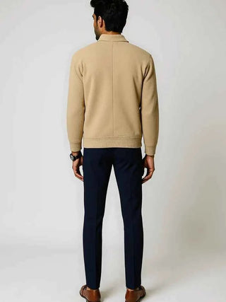 Wolljacke Herren Klassisch - Cecile LavelleMilitärgrün