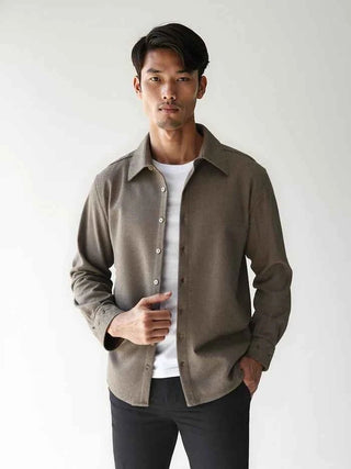 Zeitloses Dresshemd - Cecile LavelleTaupe - Braun