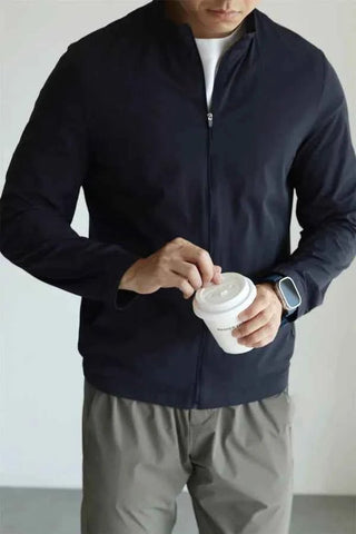 Zip Jacke Herren - Cecile LavelleMarineblau