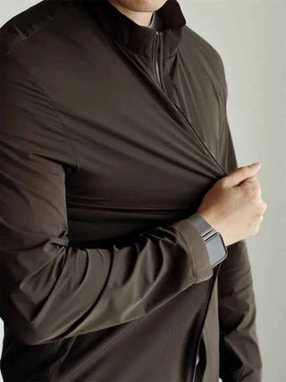 Zip Jacke Herren - Cecile LavelleEspressobraun