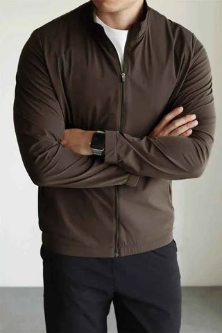 Zip Jacke Herren - Cecile LavelleEspressobraun