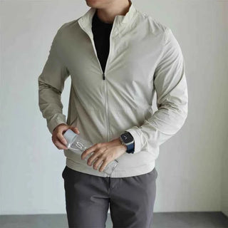 Zip Jacke Herren - Cecile LavelleSteingrau