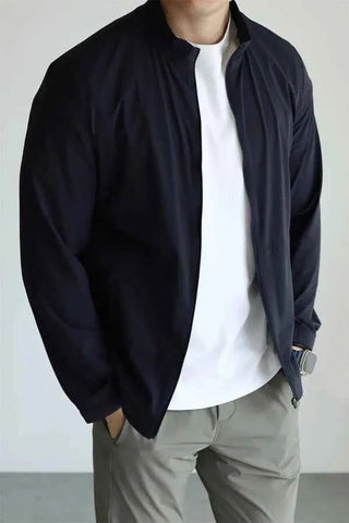 Zip Jacke Herren - Cecile LavelleMarineblau