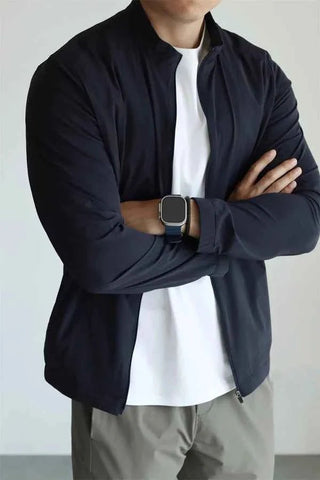 Zip Jacke Herren - Cecile LavelleMarineblau