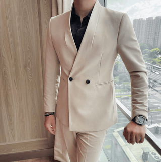 Zweireiher Anzug Herren - Cecile LavelleSchwarz