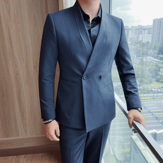 Zweireiher Anzug Herren - Cecile LavelleSchwarz