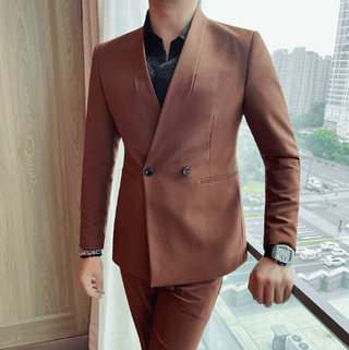 Zweireiher Anzug Herren - Cecile LavelleSchwarz